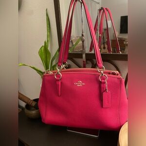 Coach Red leather Shoulder Bag